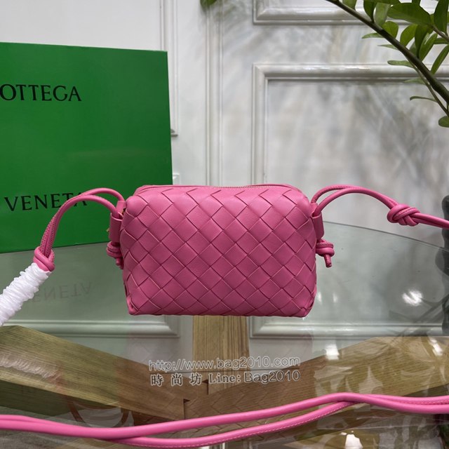 Bottega veneta高端女包 98090 寶緹嘉新款編織小方包 BV經典款編織小號肩背女包  gxz1310